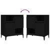 vidaXL Sideboard Schwarz 60x35x70 cm Holzwerkstoff
