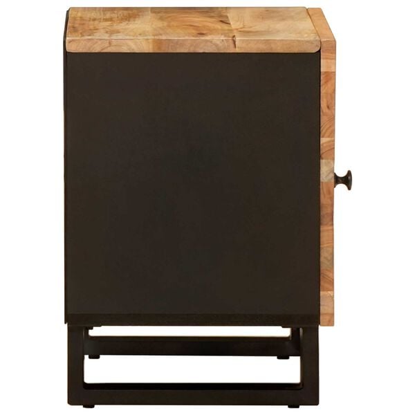 vidaXL Nachttisch Braun 40 x 33 x 46 cm Massivholz Mango