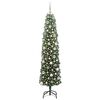 vidaXL K&uuml;nstlicher Weihnachtsbaum mit 300 LEDs mit St&auml;nder Gr&uuml;n 180 cm