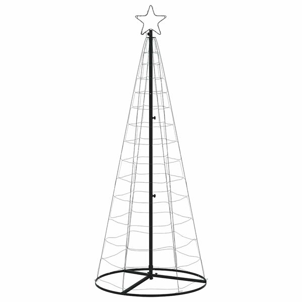vidaXL LED Weihnachtsbaum 200 LEDs Mehrfarbig 182 cm
