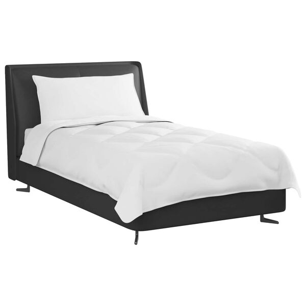 vidaXL Ganzjahresbettdecke mit Kissen 2 pcs Wei&szlig; Mikrofaser