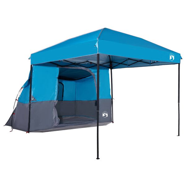 vidaXL Camping-Zelt-Set mit Dach 2 pcs Blau Taffeta und Stoff