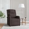vidaXL Relaxsessel Dunkelbraun Stoff