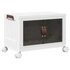 vidaXL Aufbewahrungsbox mit R&auml;dern Stapelbar 28 L 48,5x29,5x33 cm