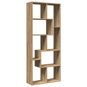 vidaXL Raumteiler-B&uuml;cherregal Artisan-Eiche 67x25x161,5 cm