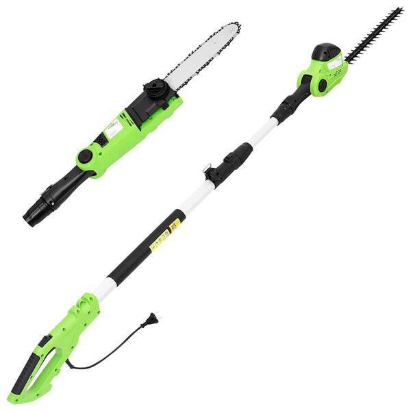 vidaXL 2-in-1 Teleskopstangen-Kettensäge/Heckenschere 25/41 cm 710/550W