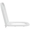 vidaXL Toilettensitz Wei&szlig; 47,5 x 35 x 3,6 cm Duroplast