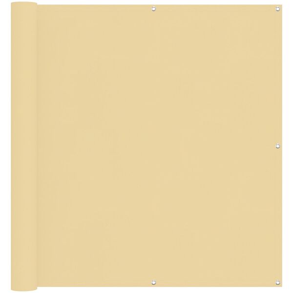 vidaXL Balkonsichtschutz Sand 110 x 1000 cm Oxford-Stoff