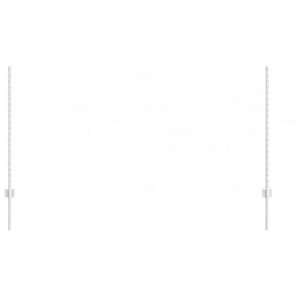 vidaXL Zaunpfosten 22 pcs Silber 160 cm Stahl