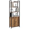 vidaXL B&uuml;cherregal Altholz 60 x 24 x 161 cm Holzwerkstoff