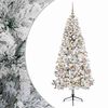 vidaXL K&uuml;nstlicher Weihnachtsbaum mit Weihnachtskugel 210 cm 300 LEDs