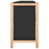 vidaXL Sideboard Schwarz 107x38x60 cm Holzwerkstoff