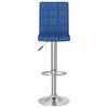 vidaXL Barhocker 2 Stk. Blau Stoff