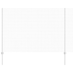 vidaXL Geschwei&szlig;ter Drahtzaun 10 x 1,5 m (B x H) Feuerverzinkter Stahl
