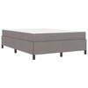 vidaXL Boxspringbett Taupe 140 x 200 cm Stoff
