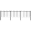 vidaXL Gartenzaun | Stahl | Robust | Modern