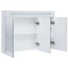 vidaXL LED-Spiegelschrank 50x13x70 cm