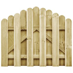 vidaXL Gartentor Impr&auml;gniertes Kiefernholz 100x75 cm