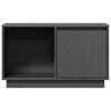 vidaXL TV-Schrank Grau 74x35x44 cm Massivholz Kiefer