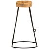 vidaXL Barhocker 2 Stk. Mango Massivholz