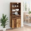 vidaXL Highboard mit Schubladen 2 pcs Altholz Holzwerkstoff