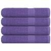 vidaXL Handt&uuml;cher FROGN 4 Stk. Lila 100x200 cm 360 g/m&sup2;