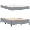 vidaXL Boxspringbett Hellgrau 140 x 200 cm Stoff