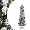vidaXL K&uuml;nstlicher Weihnachtsbaum mit 300 LEDs mit St&auml;nder Wei&szlig; 180 cm
