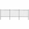 vidaXL Gartenzaun | Stahl | Stabil | Rechteckig | Modern