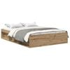 vidaXL Bettgestell ohne Matratze Artisan-Eiche 160x200cm Holzwerkstoff