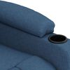 vidaXL Massagesessel Blau Stoff