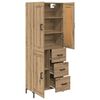 vidaXL Highboard mit Schubladen 2 pcs Artisan-Eiche Holzwerkstoff