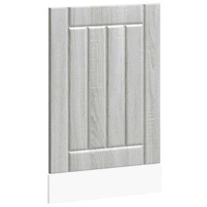 vidaXL Geschirrsp&uuml;lerblende Lucca Grau Sonoma Holzwerkstoff