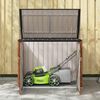 vidaXL Gartenlagerbox Braun 151,5 x 82 x 110,5 cm Stahl