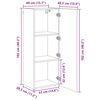 vidaXL TV-Schr&auml;nk Wandmontiert 4 pcs Altholz Holzwerkstoff