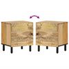 vidaXL Nachttisch 40x33x46 cm Massivholz Mango