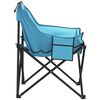 vidaXL Campingstühle 2 Stk. mit Tasche Klappbar Hellblau