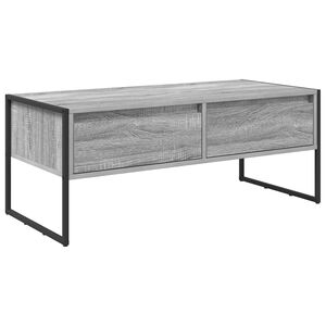 vidaXL Couchtisch Sonoma-Grau 100 x 46 x 40 cm Holzwerkstoff