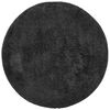 vidaXL Teppich Shaggy Hochflor Modern Anthrazit &Oslash; 80 cm