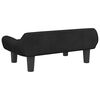 vidaXL Kindersofa Schwarz 70x40x24 cm Samt