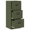 vidaXL Aktenschrank Olive Gr&uuml;n 44 x 50 x 106,5 cm Kaltgewalzter Stahl