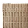 vidaXL Paravent 4-tlg. Beige Poly Rattan