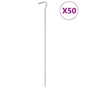 vidaXL Zeltheringe 50 Stk. 30 cm &Oslash;5 mm Verzinkter Stahl