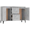 vidaXL Sideboard Betongrau 102x35x70 cm Holzwerkstoff
