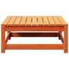 vidaXL Gartenhocker Wachsbraun 70x70x30 cm Massivholz Kiefer