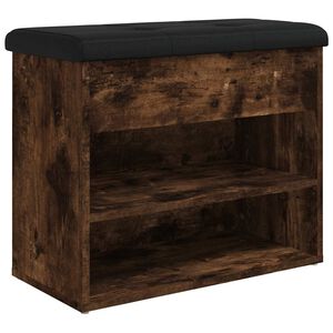 vidaXL Schuhbank R&auml;uchereiche 62x32x50 cm Holzwerkstoff