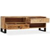 vidaXL TV-Schrank Massivholz Mango 120x30x40 cm