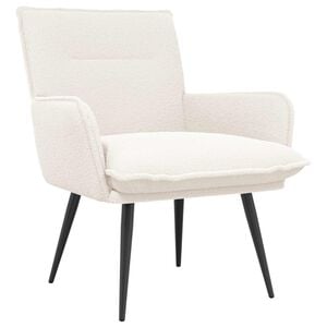 vidaXL Sessel Creme Boucl&eacute;
