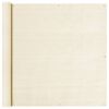vidaXL Balkon Sichtschutz Creme 120x300 cm HDPE