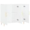 vidaXL Sideboard Weiß 90x34x80 cm Holzwerkstoff
